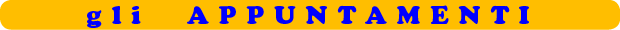 Appuntamenti